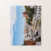 Uitzicht van de haven van Ciutadella en de stad Me Legpuzzel (Verticaal)