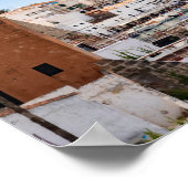 Uitzicht van de haven van Ciutadella en de stad Me Poster (Hoek)