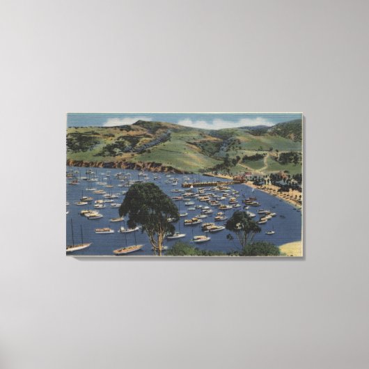 Uitzicht van de haven van Isthmus Canvas Afdruk (Voorkant)