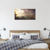 Uitzicht van de haven van Lorient Canvas Afdruk (Insitu (Slaapkamer))