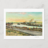 Uitzicht van de haven van San Pedro Briefkaart (Voorkant)