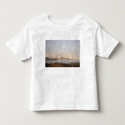 Uitzicht van de haven van Sebastopol tijdens de mi Kinder Shirts (Voorkant)