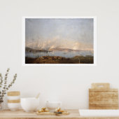 Uitzicht van de haven van Sebastopol tijdens de mi Poster (Keuken)