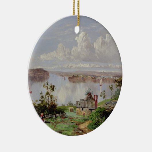 Uitzicht van de Haven van Uien, Sydney Keramisch Ornament (Rechts)