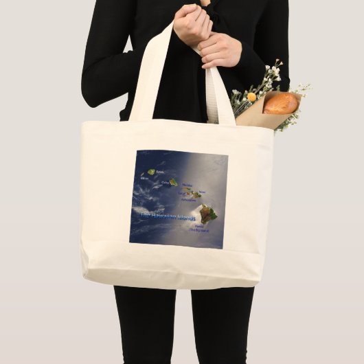 Uitzicht van de Hawaï Grote Tote Bag (Voorkant (product))