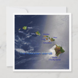 Uitzicht van de Hawaï Kaart