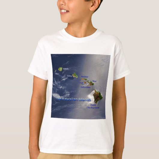 Uitzicht van de Hawaï T-shirt (Voorkant)