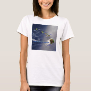 Uitzicht van de Hawaï T-shirt
