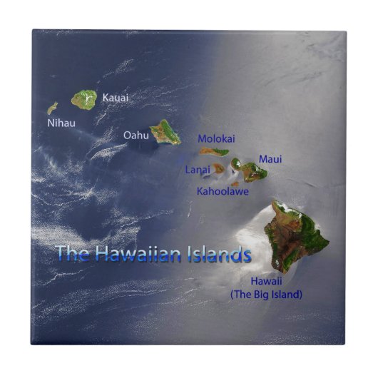 Uitzicht van de Hawaï Tegeltje (Voorkant)