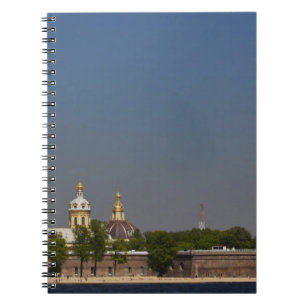 Uitzicht van de heiligdommen Peter en Paul Cathedr Notitieboek