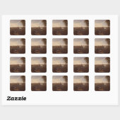 Uitzicht van de Heilige Geest Vierkante Sticker (Vel)