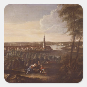 Uitzicht van de Heilige Geest Vierkante Sticker