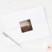 Uitzicht van de Heilige Geest Vierkante Sticker (Envelop)