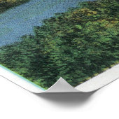 Uitzicht van de Herdenkingsbrug voor veteranen Poster (Hoek)