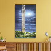 Uitzicht van de herdenkingsdag van Pilgrim bij nac Canvas Afdruk (Insitu (Woonkamer))