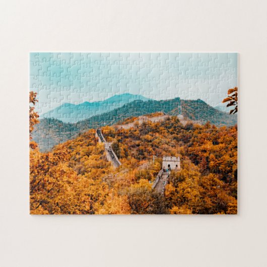 Uitzicht van de herfst van China Legpuzzel (Horizontaal)