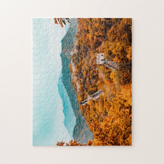 Uitzicht van de herfst van China Legpuzzel (Verticaal)