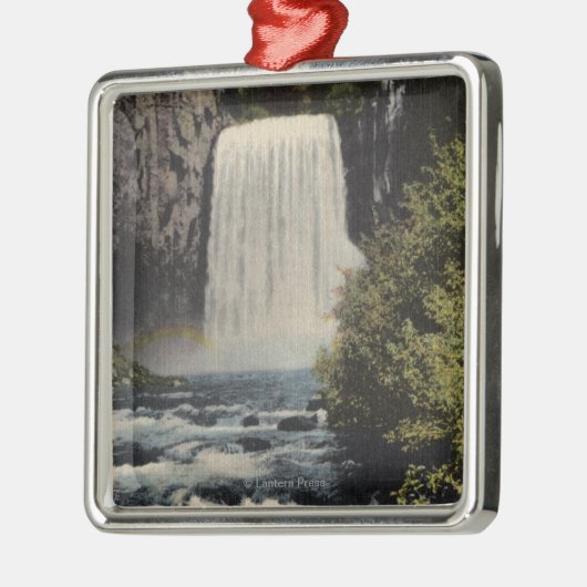 Uitzicht van de Herfsten van de San Joaquin Metalen Ornament (Links)