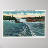 Uitzicht van de Herfsten van Niagara uit Prospect  Poster (Voorkant)