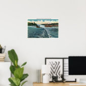 Uitzicht van de Herfsten van Niagara uit Prospect Poster (Thuiskantoor)