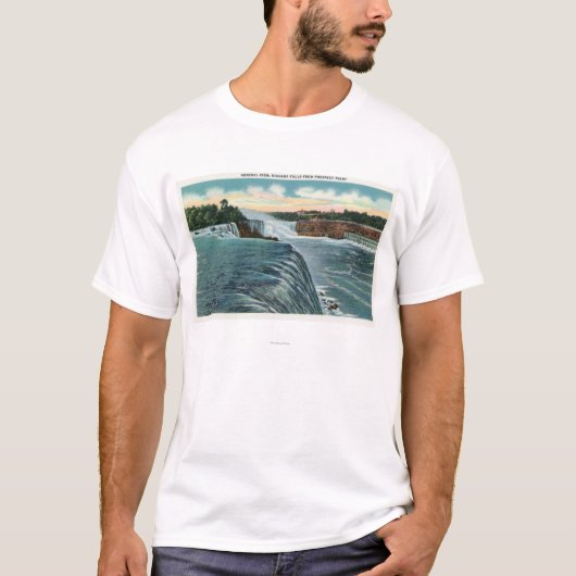 Uitzicht van de Herfsten van Niagara uit Prospect T-shirt (Voorkant)
