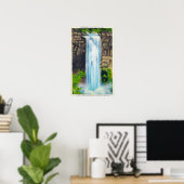 Uitzicht van de Herfsten van Taughannock Poster (Thuiskantoor)