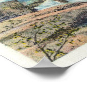 Uitzicht van de Herfsten Wilde Cat en Jackson Poster (Hoek)