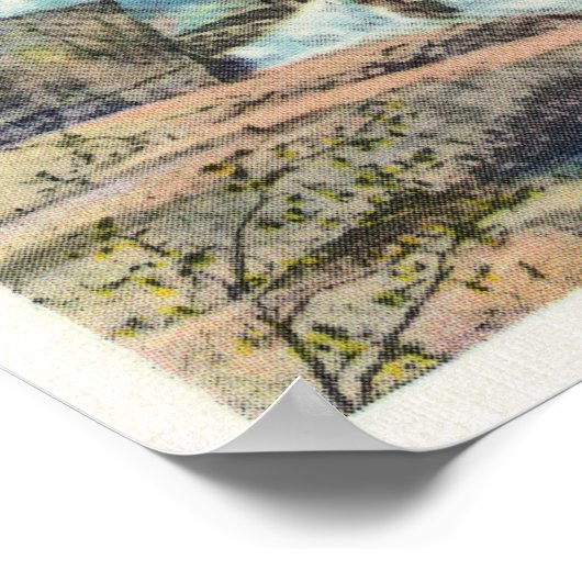 Uitzicht van de Herfsten Wilde Cat en Jackson Poster (Hoek)