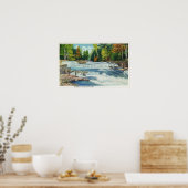 Uitzicht van de Herfsten Wilde Cat en Jackson Poster (Keuken)