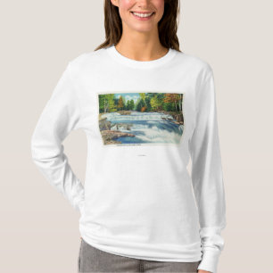 Uitzicht van de Herfsten Wilde Cat en Jackson T-shirt