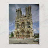 Uitzicht van de het westenvoorzijde briefkaart (Voorkant)