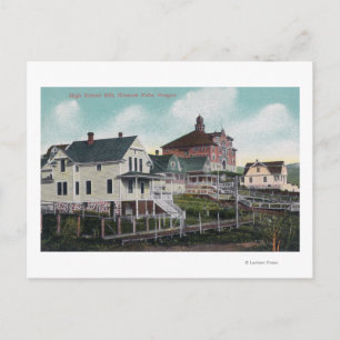 Uitzicht van de High School Hill, Residences Briefkaart