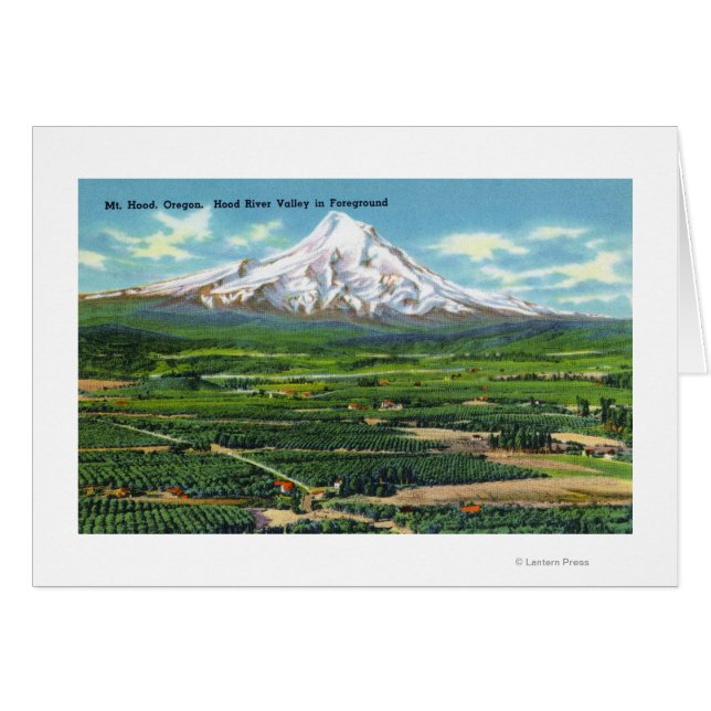 Uitzicht van de Hood, Valley en Mountain (Voorkant Horizontaal)