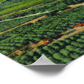 Uitzicht van de Hood, Valley en Mountain Poster (Hoek)