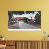 Uitzicht van de hoofdgateway naar Idora ParkOaklan Canvas Afdruk (Insitu (Woonkamer))