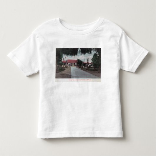 Uitzicht van de hoofdgateway naar Idora ParkOaklan Kinder Shirts (Voorkant)