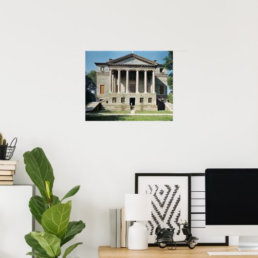 Uitzicht van de hoofdgevel, ingebouwd in 1559-60 poster (Thuiskantoor)