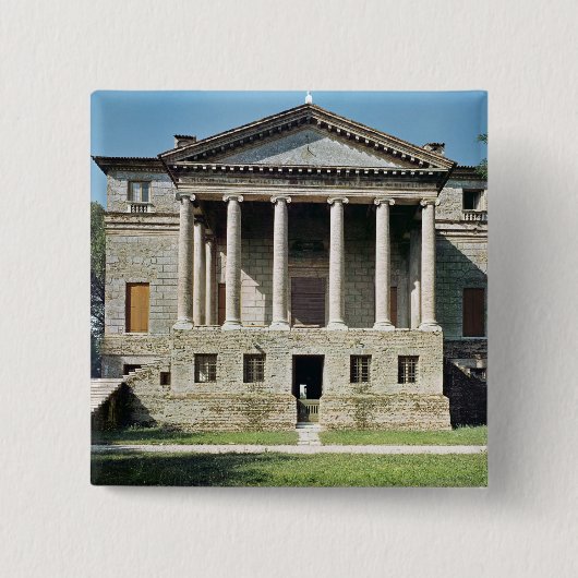 Uitzicht van de hoofdgevel, ingebouwd in 1559-60 vierkante button 5,1 cm (Voorkant)