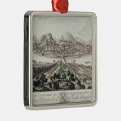Uitzicht van de hoofdstad en de vesting Salzburg; Metalen Ornament (Rechts)