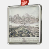 Uitzicht van de hoofdstad en de vesting Salzburg; Metalen Ornament (Links)