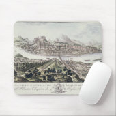 Uitzicht van de hoofdstad en de vesting Salzburg; Muismat (Met muis)