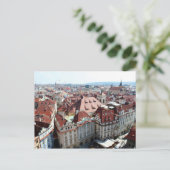 Uitzicht van de hoofdstad Praag in Tsjechië Briefkaart (Staand voorkant)