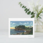 Uitzicht van de hoofdvuurtoren van de Owl Briefkaart (Staand voorkant)