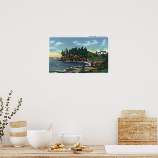 Uitzicht van de hoofdvuurtoren van de Owl Poster (Keuken)