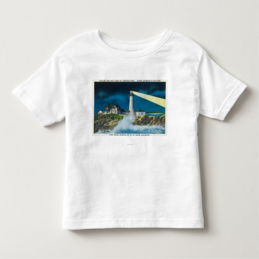 Uitzicht van de hoofdvuurtoren van Portland op de  Kinder Shirts (Voorkant)