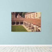 Uitzicht van de houder 2 canvas afdruk (Insitu (Houten vloer))