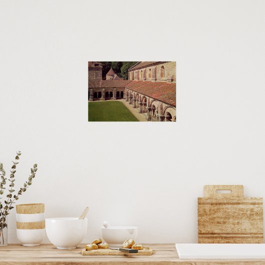 Uitzicht van de houder 2 poster (Keuken)