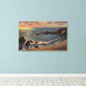 Uitzicht van de Houtcove Canvas Afdruk (Insitu (Houten vloer))