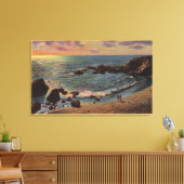 Uitzicht van de Houtcove Canvas Afdruk (Insitu (Woonkamer))