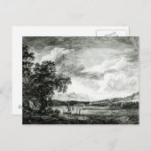 Uitzicht van de Hudson rivier de Pakepsey Briefkaart (Voorkant / Achterkant)